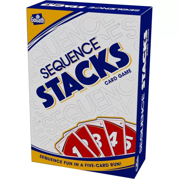 Goliath Sequence Stacks Card Game  Sequence Fun in a FiveCard Run White