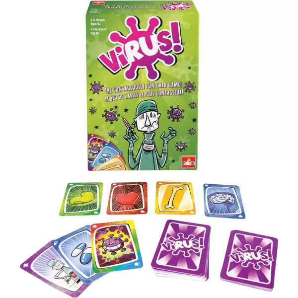 Goliath Virus Card Game The Contagiously Fun Card Game Green 108644