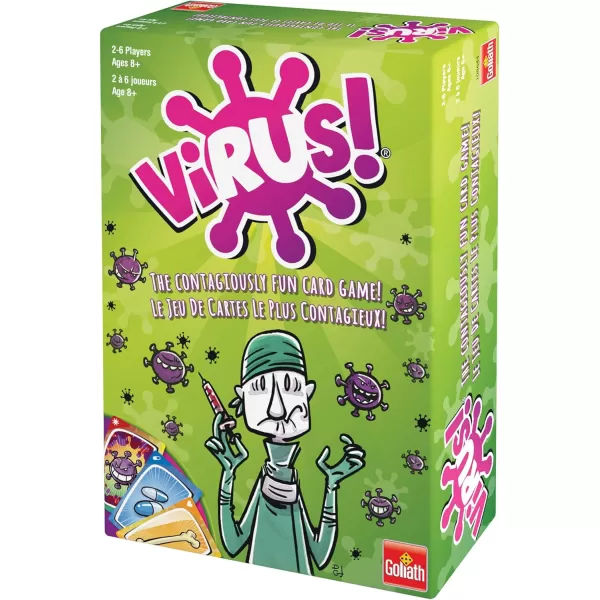 Goliath Virus Card Game The Contagiously Fun Card Game Green 108644