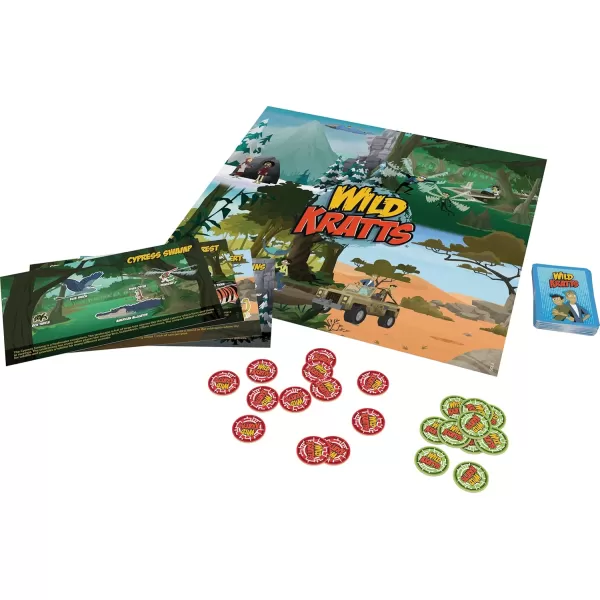 Goliath Wild Kratts Habitat Memory Game  Classic Memory Gameplay with Creative Storytelling  Learn Animal Facts While You Play Ages 5 and Up 24 Players