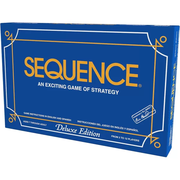 Jax SEQUENCE Deluxe Edition Game 212 Players  Blue  Exciting Game of StrategyBlue