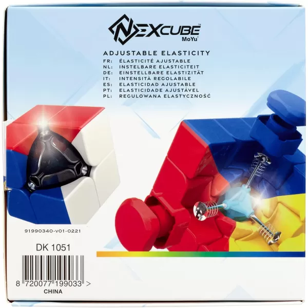 NEXcube 3x3  2x2 Classic  Stickerless Speed Cube  Super Smooth Technology Unlocks Super Speed to Break Records  Multicolor