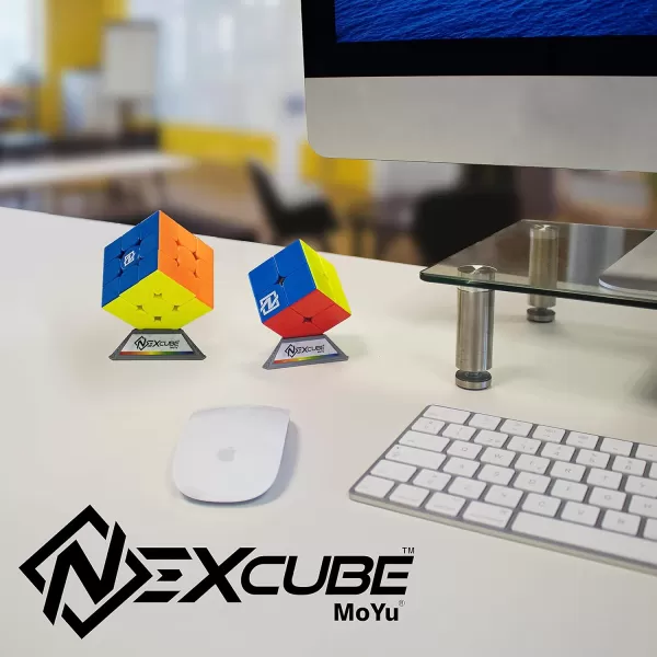 NEXcube 3x3  2x2 Classic  Stickerless Speed Cube  Super Smooth Technology Unlocks Super Speed to Break Records  Multicolor