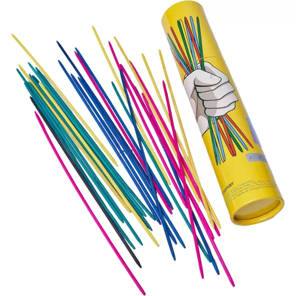 Pressman Giant Pick Up Sticks  Classic Game from Yesterday Thats Fun Today  Yellow  One Size Fits All
