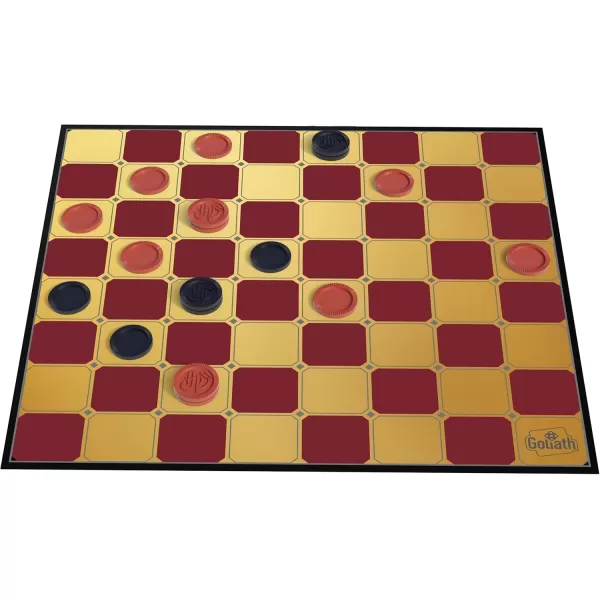 Pressman Harry Potter Checkers  SpeciallyColored Folding Checkerboard and Interlocking Checker Pieces  Ages 6 and Up 2 Players