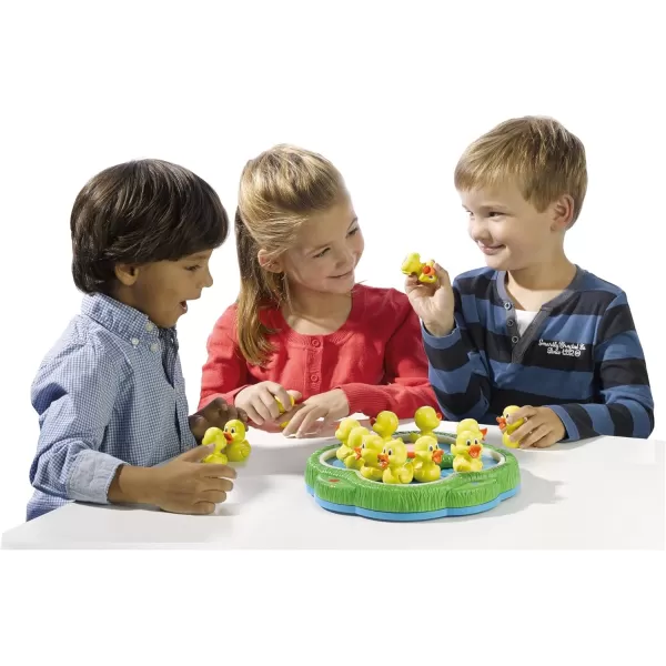 Pressman Lucky Ducks  The Memory and Matching Game That Moves  Includes A Fun Pop The Pig MakeAMatch Card GameMulticolorLucky Ducks