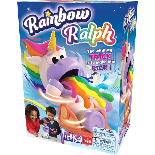 Rainbow Ralph  The Spin Him Around Until he Gets Dizzy and Ralphs Game by Goliath Multi Color