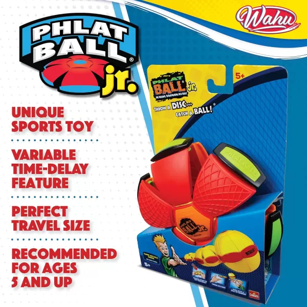 WAHU Phlat Ball Jr BluePurple by Goliath Sports BluePurpleOrangeRed