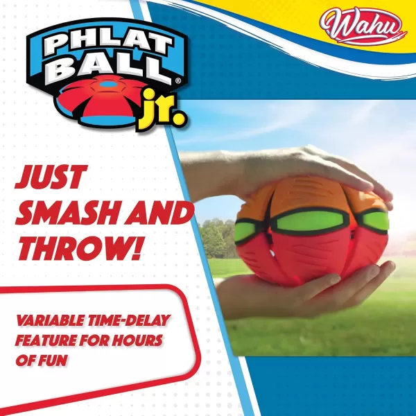 WAHU Phlat Ball Jr BluePurple by Goliath Sports BluePurpleOrangeRed
