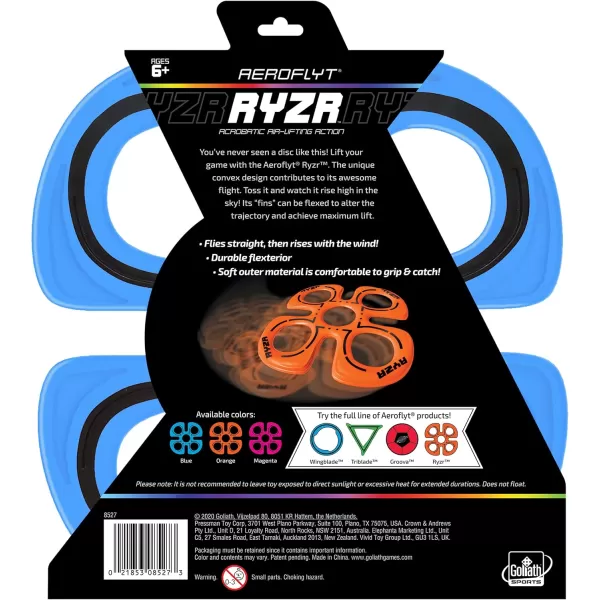 Wahu Aeroflyt Ryzr Orange by Goliath Sports Acrobatic AirLifting ActionAeroflyt Ryzr Blue