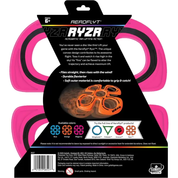 Wahu Aeroflyt Ryzr Orange by Goliath Sports Acrobatic AirLifting ActionAeroflyt Ryzr Magenta