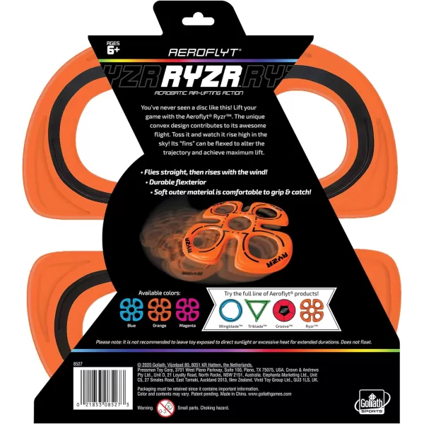 Wahu Aeroflyt Ryzr Orange by Goliath Sports Acrobatic AirLifting ActionAeroflyt Ryzr Orange