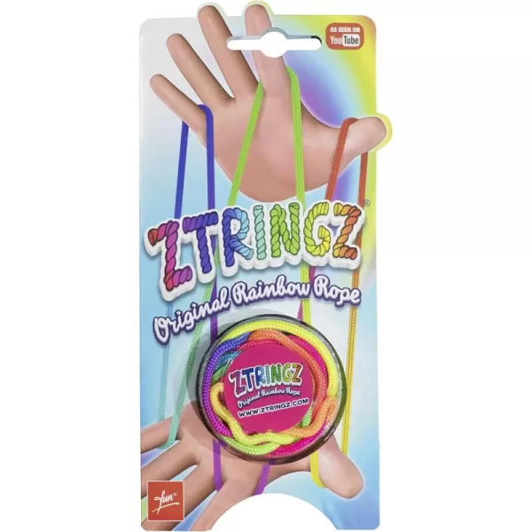 Goliath Ztringz  Twist Turn and Create with The Original Rainbow Rope Multi Color 32170