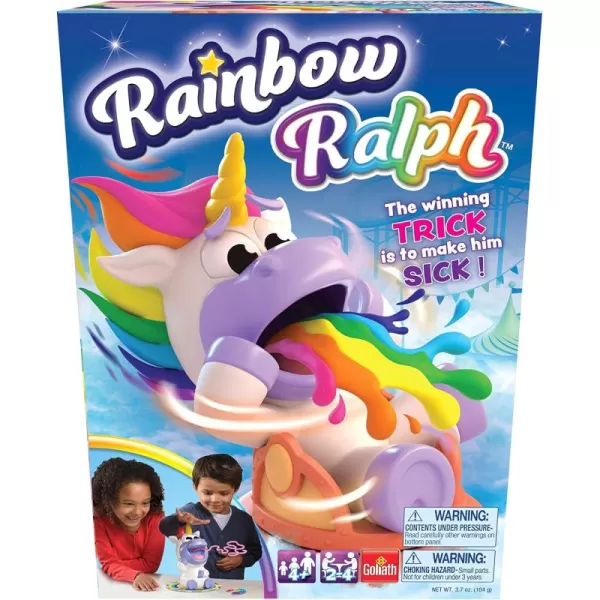 Rainbow Ralph  The Spin Him Around Until he Gets Dizzy and Ralphs Game by Goliath Multi Color