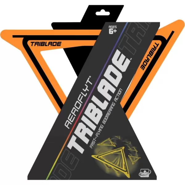 WAHU Goliath Sports Aeroflyt Triblade Orange Fast Flying Boomerang Action 8530Aeroflyt Triblade Orange