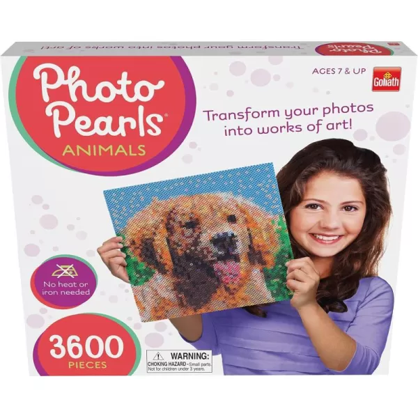 imageGoliath 35875 Photo Pearls Animal Assortment  Picture Assembly Kit 3600Piece Multicolor