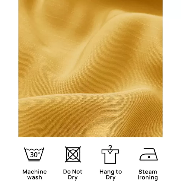 ZESICA Womens 2024 Summer Boho Spaghetti Strap Square Neck Solid Color Ruffle A Line Beach Long Maxi DressMustard
