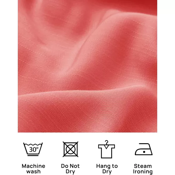 ZESICA Womens 2024 Summer Boho Spaghetti Strap Square Neck Solid Color Ruffle A Line Beach Long Maxi DressWatermelon