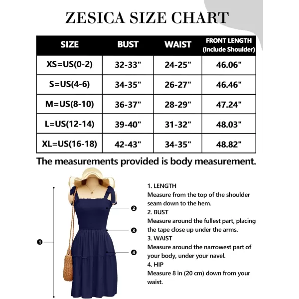 ZESICA Womens 2024 Summer Spaghetti Strap Sleeveless Square Neck Ruffle A Line Swing Mini DressRoyalblue