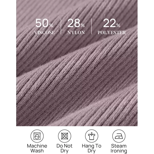 ZESICA Womens 2024 Turtleneck Long Sleeve Shirts Fall Basic Tops Slim Fitted Ribbed Knit SweaterTaro