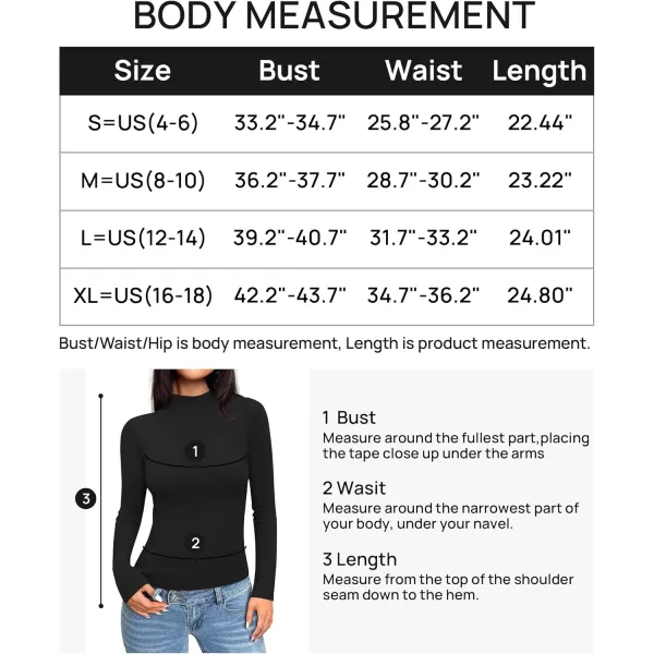 ZESICA Womens Fleece Sherpa Lined Sweater Winter Thermal Shirts 2024 Long Sleeve Mock Neck Slim Fitted Pullover TopsBlack