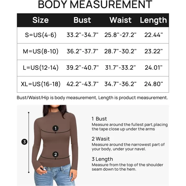 ZESICA Womens Fleece Sherpa Lined Sweater Winter Thermal Shirts 2024 Long Sleeve Mock Neck Slim Fitted Pullover TopsCoffee