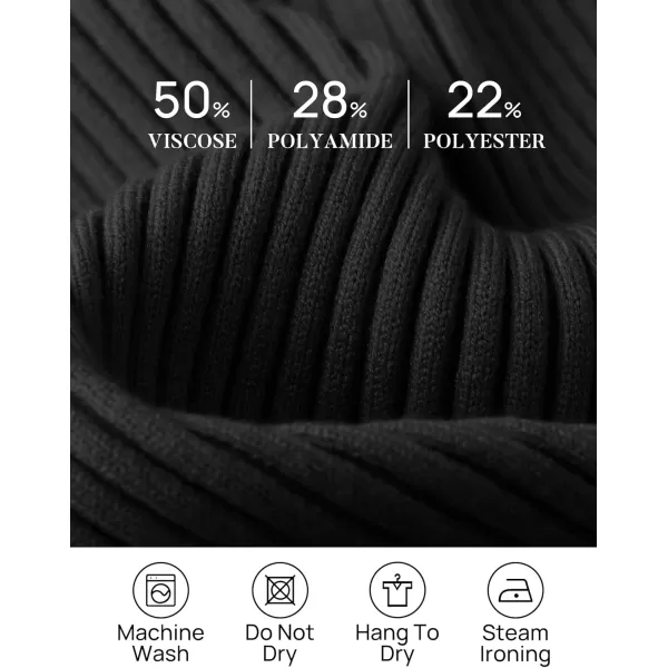 ZESICA Womens 2024 Fall Long Sleeve V Neck T Shirts Ribbed Knit Sweater Slim Fit Solid Basic Casual Tee TopsBlack
