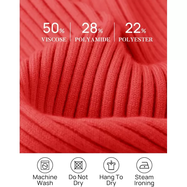 ZESICA Womens 2024 Fall Long Sleeve V Neck T Shirts Ribbed Knit Sweater Slim Fit Solid Basic Casual Tee TopsFirered