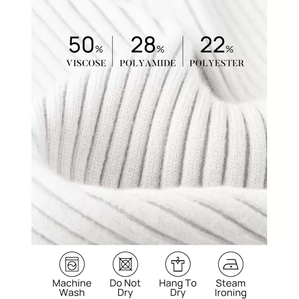 ZESICA Womens 2024 Fall Long Sleeve V Neck T Shirts Ribbed Knit Sweater Slim Fit Solid Basic Casual Tee TopsWhite