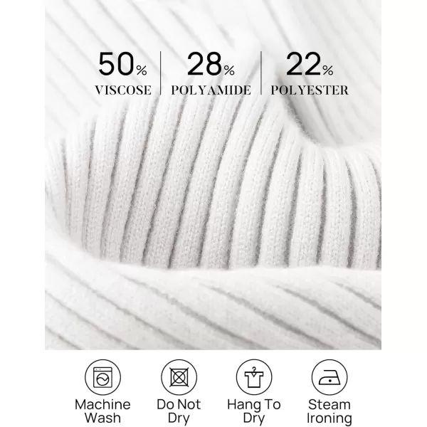 ZESICA Womens 2024 Long Sleeve Square Neck T Shirts Slim Fitted Elegant Fall Ribbed Knit Casual Tee TopsWhite