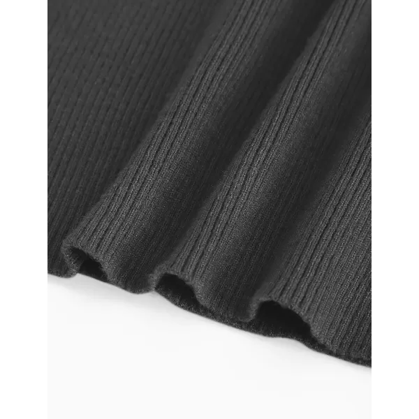 ZESICA Womens 2024 Summer Sleeveless Tank Tops Ribbed High Neck Racerback Slim Fitted Color Block Casual ShirtsGrey