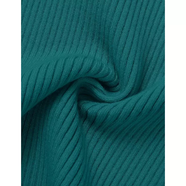 ZESICA Womens Short Sleeve Crewneck T Shirt 2024 Summer Ribbed Knit Slim Fit Basic Solid Color Tee TopsTeal