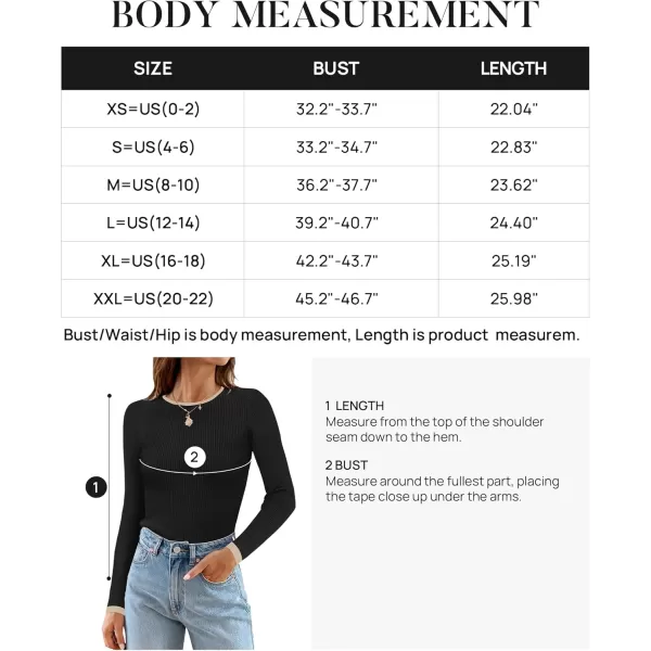 ZESICA Womens Long Sleeve Crewneck Shirts 2024 Fall Knit Sweater Slim Fitted Casual Basic Tee TopsDim