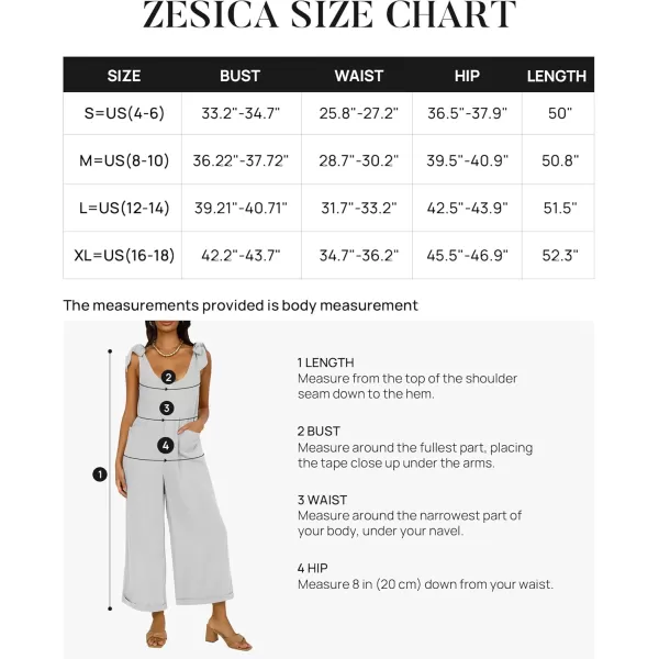 ZESICA Womens Summer Loose Sleeveless Jumpsuits Linen Adjustable Straps Oversized Wide Leg Long Overall Rompers with PocketsGrey