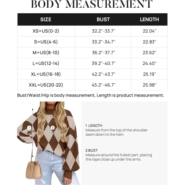 ZESICA Womens 2024 Fall Fashion Turtleneck Long Sleeve Striped Ribbed Knit Loose Pullover Sweater TopsDark Coffee