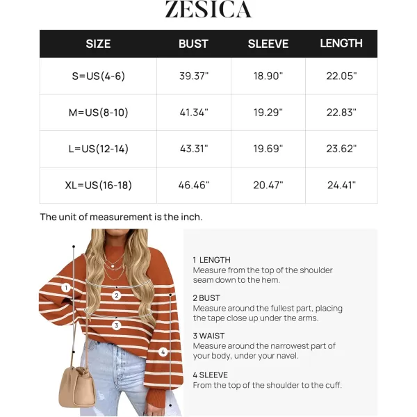 ZESICA Womens 2024 Fall Fashion Turtleneck Long Sleeve Striped Ribbed Knit Loose Pullover Sweater TopsMaple
