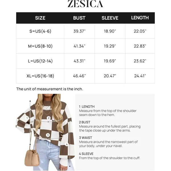 ZESICA Womens 2024 Fall Fashion Turtleneck Long Sleeve Striped Ribbed Knit Loose Pullover Sweater TopsMocha