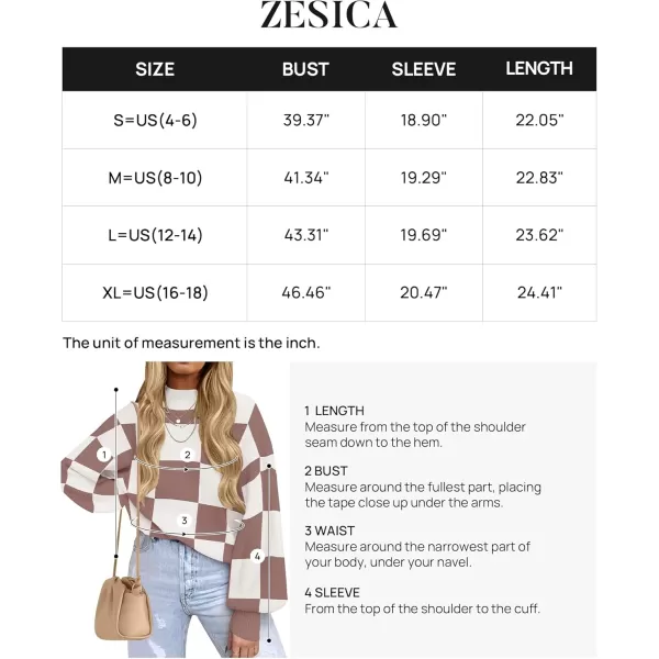 ZESICA Womens 2024 Fall Fashion Turtleneck Long Sleeve Striped Ribbed Knit Loose Pullover Sweater TopsNutmeg