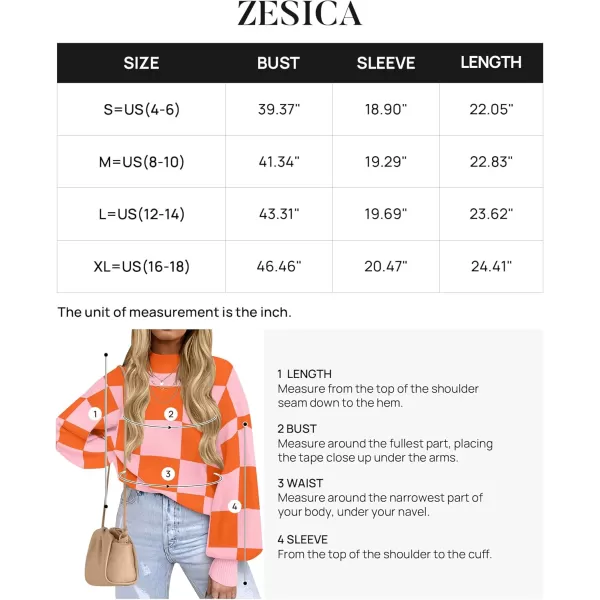 ZESICA Womens 2024 Fall Fashion Turtleneck Long Sleeve Striped Ribbed Knit Loose Pullover Sweater TopsOrange