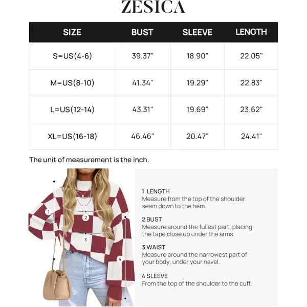 ZESICA Womens 2024 Fall Fashion Turtleneck Long Sleeve Striped Ribbed Knit Loose Pullover Sweater TopsPlumplaid