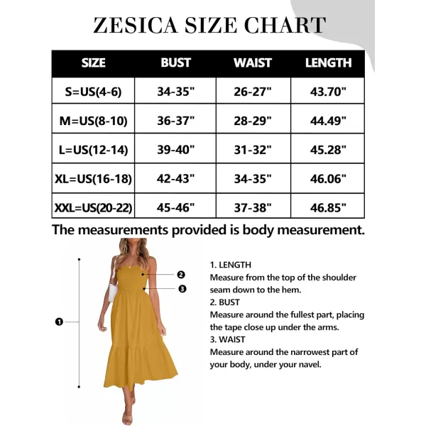 ZESICA Womens 2024 Summer Strapless Dress Off Shoulder Sleeveless High Waist Solid Color Beach Long DressesSolidginger