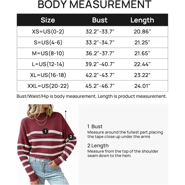 ZESICA Womens 2024 Fall Turtleneck Batwing Long Sleeve Ribbed Knit Casual Soft Pullover Sweater Jumper TopPlum
