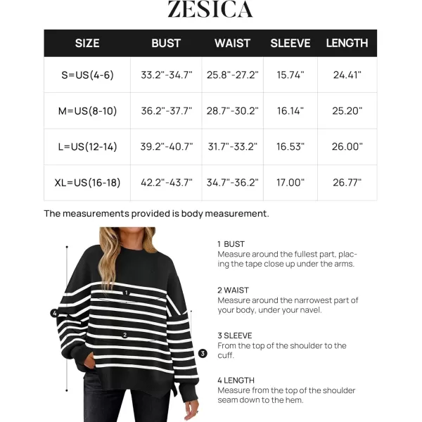 ZESICA Womens Winter Oversized Sweaters Long Sleeve Color Block Mock Neck Side Slit Comfy Loose Knitted Pullover TopsInk