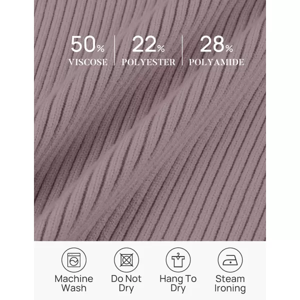 ZESICA Sweaters for Women 2024 Fall Long Sleeve V Neck Ribbed Knit Pullover Tops Casual Slim Fit Basic Tee ShirtsTaro
