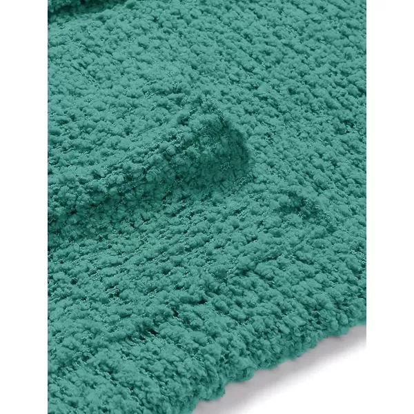 ZESICA Womens 2024 Fall Casual Long Sleeve Open Front Soft Chunky Knit Sweater Cardigan OuterwearTurquoise