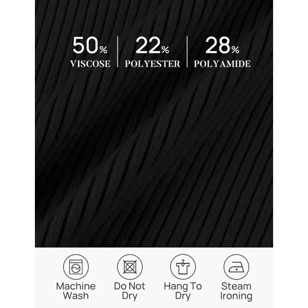 ZESICA Womens Short Sleeve V Neck T Shirts 2024 Summer Ribbed Knit Slim Fitted Basic Solid Color Tee TopsBlack