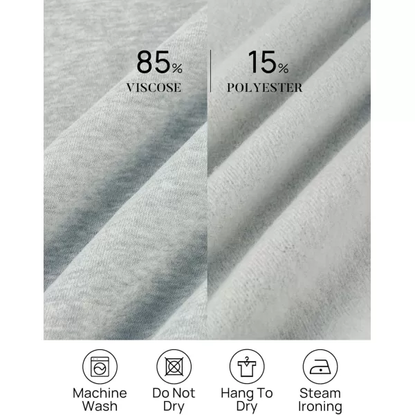 imageZESICA Womens 2024 Crop Sweatshirts Casual Long Sleeve Crewneck Solid Color Y2K Fleece Loose Pullover Sweatshirt TopsGrey