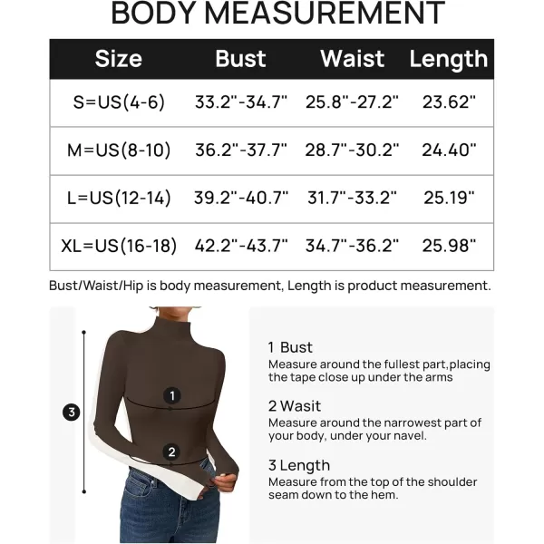 imageZESICA Womens Fall Mock Neck Sweaters 2024 Long Sleeve Color Block Ribbed Knit Shirts Basic Slim Fit Pullover TopsCoffee
