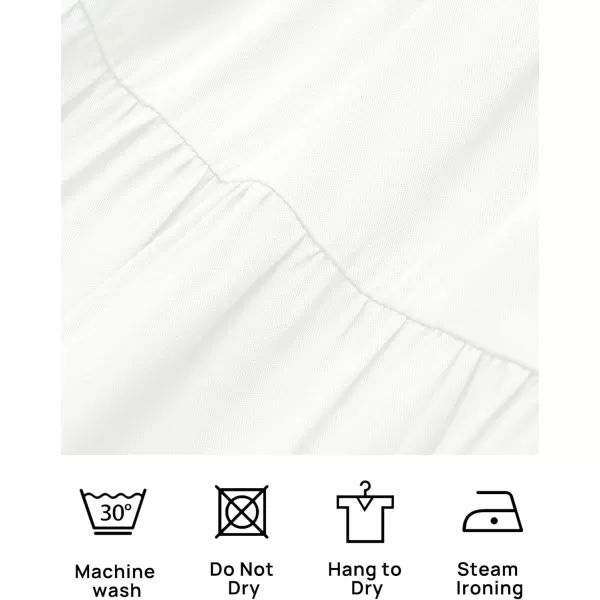 imageZESICA Womens 2024 Sexy Boho Off Shoulder Puff Short Sleeve High Waist Ruffled Flowy A Line Beach Party Midi DressWhite
