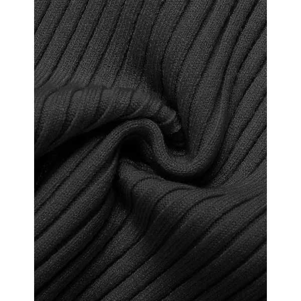 imageZESICA Womens 2024 Short Sleeve Square Neck T Shirts Slim Fitted Summer Ribbed Knit Basic Casual Tee TopsBlack